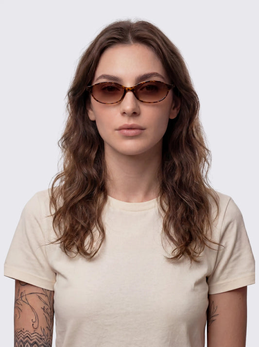 AMBER SUNGLASSES - leopard